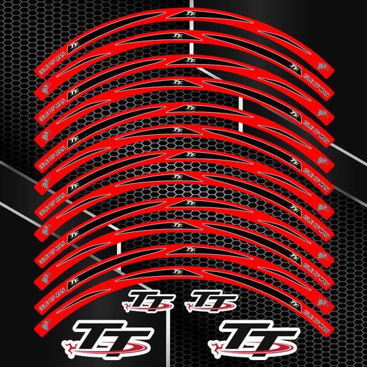 Universal TT Motorcycle Wheel Decals R17 – Rim Stickers
