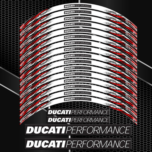 Ducati Rim Stickers – Wheel Decals Edition