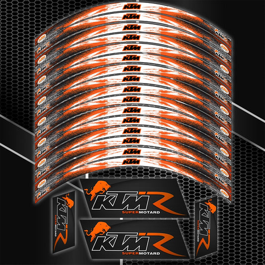 KTM Rim Stickers Super Duke RC – Black Wheel Decals