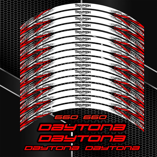 Triumph Daytona Motorcycle Wheel Decals – Rim Inner Stickers