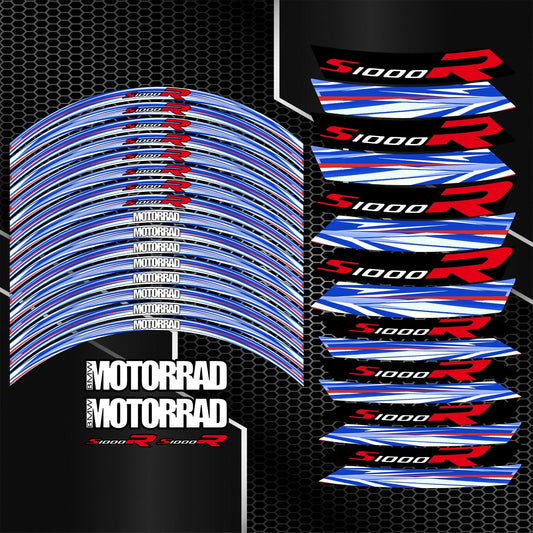 BMW S1000R Rim Stickers – M Sport Performance