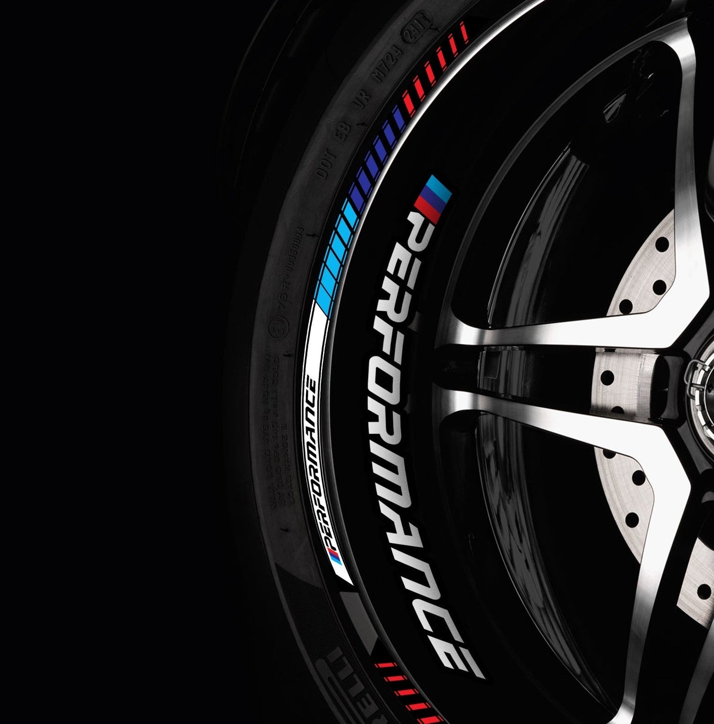 BMW Rim Stickers – M Sport Performance Edition