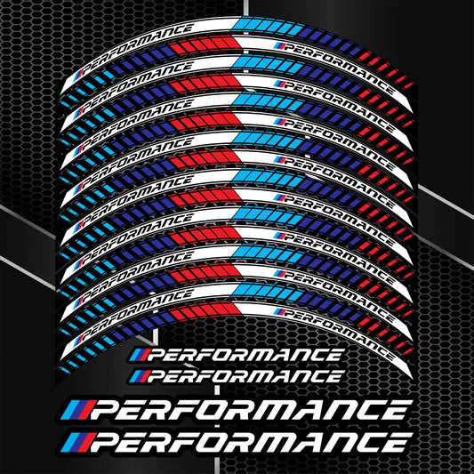 BMW Rim Stickers – M Sport Performance Edition