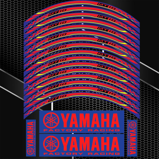 Yamaha Rim Stickers MT10 – Wheel Decals Kit