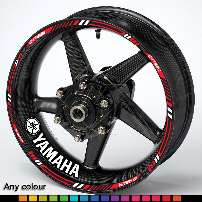 YAMAHA Rim Stickers Motorcycle Wheel Decals
