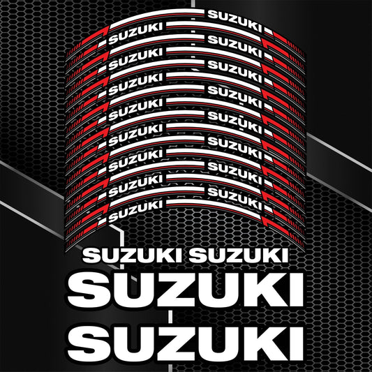 Suzuki Rim Stickers – Motorcycle Wheel Decals