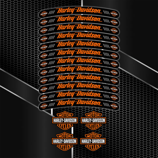 Harley-Davidson Wheel Decals – Rim Stripe Stickers