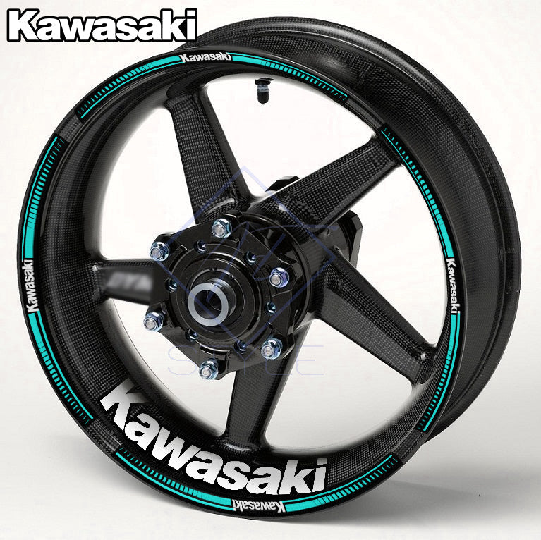 Kawasaki Ninja Rim Stickers – 20pcs Wheel Decals Any Colour