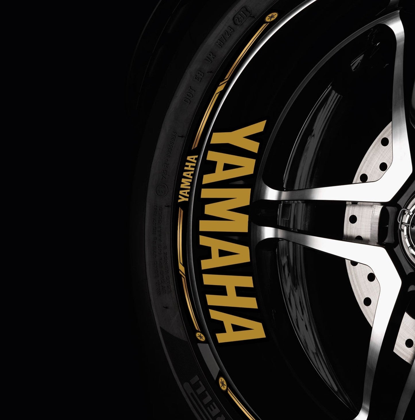 Yamaha Rim Stickers MT – Wheel Decals Kit