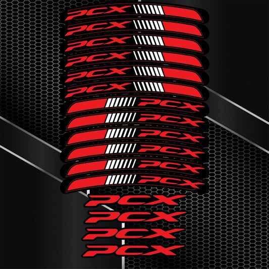 Honda PCX Rim Stickers – Scooter Wheel Decals