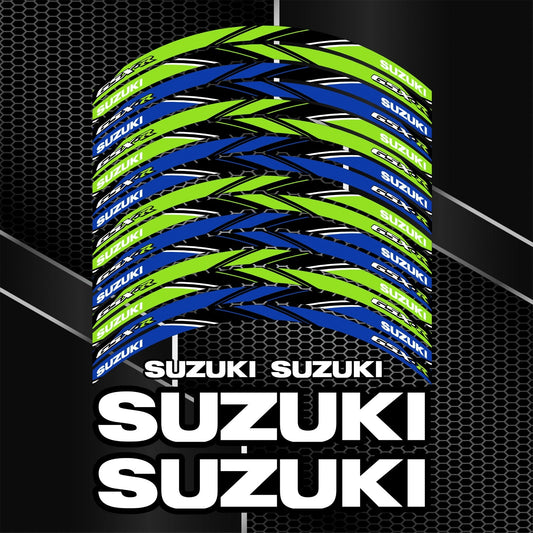 Suzuki GSXR Gixxer Rim Stickers – Wheel Decals Kit