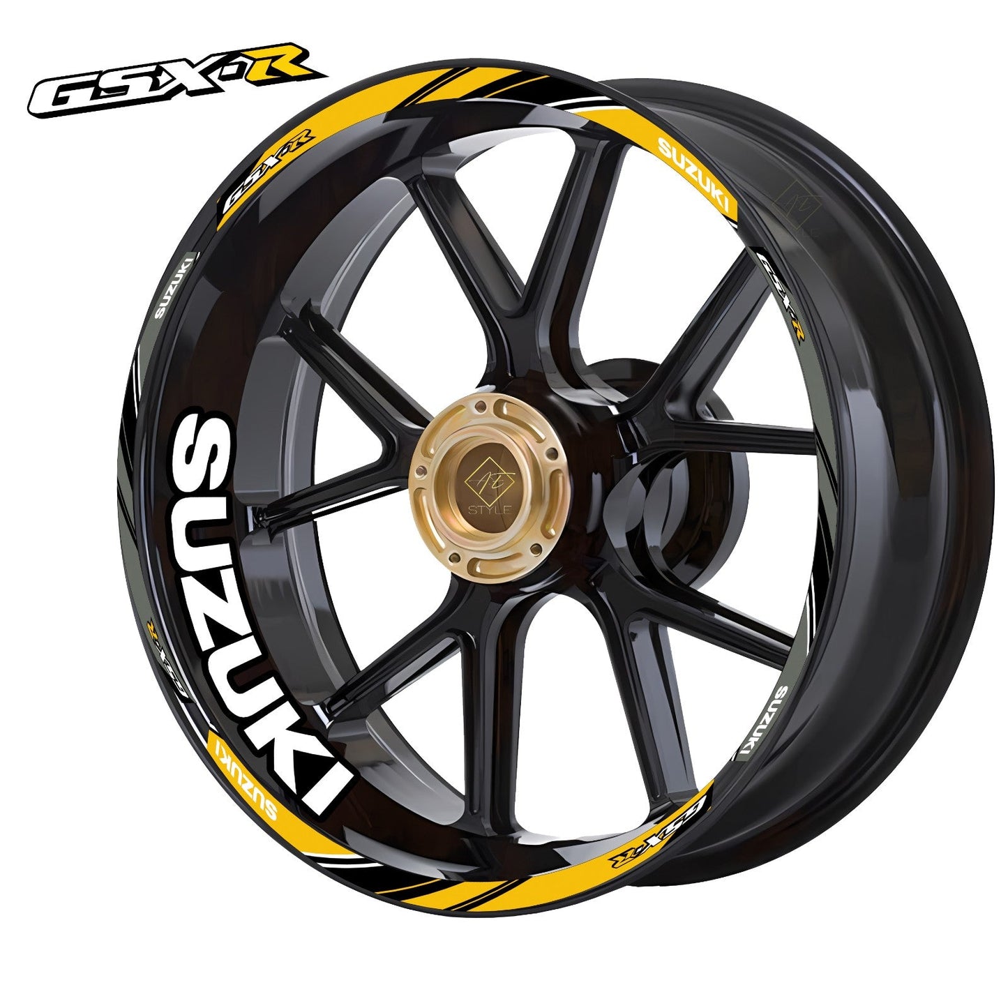 Suzuki GSXR Gixxer Rim Stickers – Wheel Decals Kit