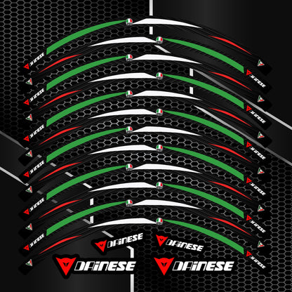 Universal Motorcycle Wheel Decals Rim Stickers