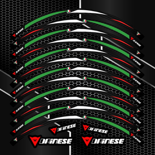 Universal Motorcycle Wheel Decals Rim Stickers