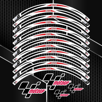 Universal Motorcycle Wheel Decals R17 – Rim Stickers