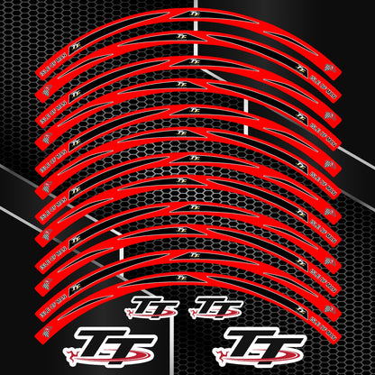 Universal TT Motorcycle Wheel Decals R17 – Rim Stickers