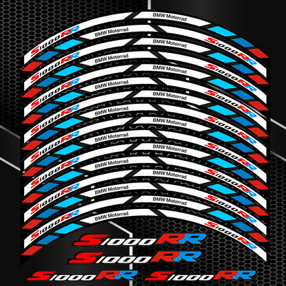 BMW S1000RR Wheel Decals – M Sport Rim Stickers Kit
