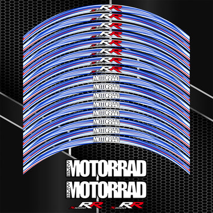 BMW S1000RR Wheel Decals – M Sport Rim Stickers (20pcs)