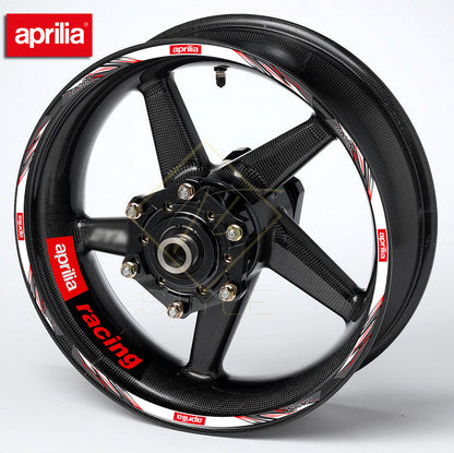 Aprilia Wheel Decals Rim Stickers Kit for RSV4 & RS