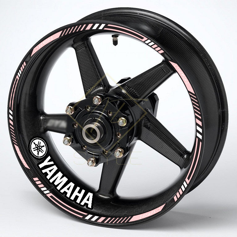 YAMAHA Motorcycle Wheel Decals – Rim & Inner Stickers