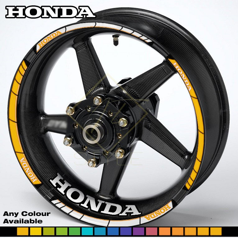 HONDA Fireblade Wheel Decals – Any Colour Rim Stickers