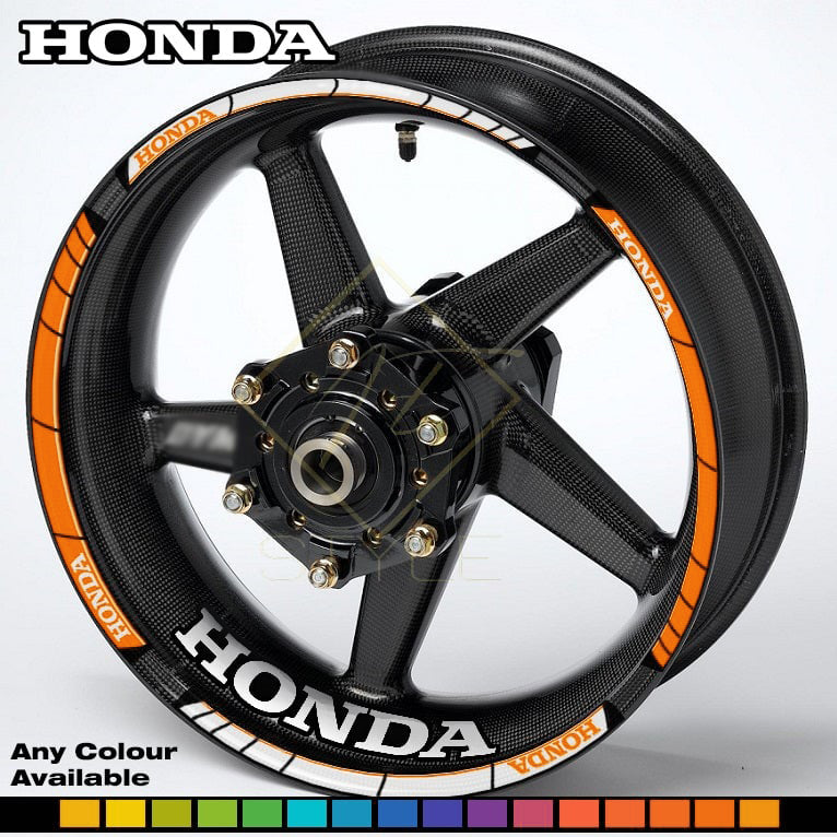 HONDA Fireblade Wheel Decals – Any Colour Rim Stickers
