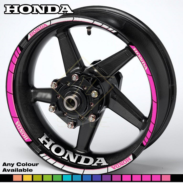 HONDA Fireblade Wheel Decals – Any Colour Rim Stickers