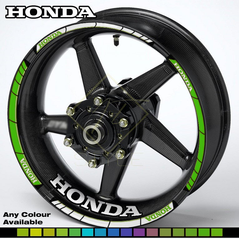 HONDA Fireblade Wheel Decals – Any Colour Rim Stickers