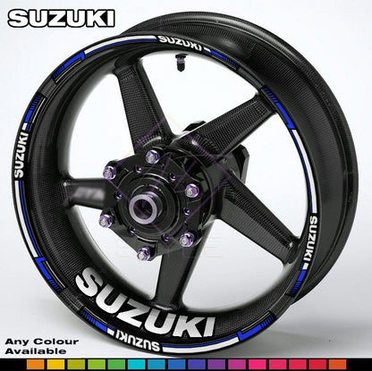 Suzuki Motorcycle Wheel Decals – Rim Inner Stickers