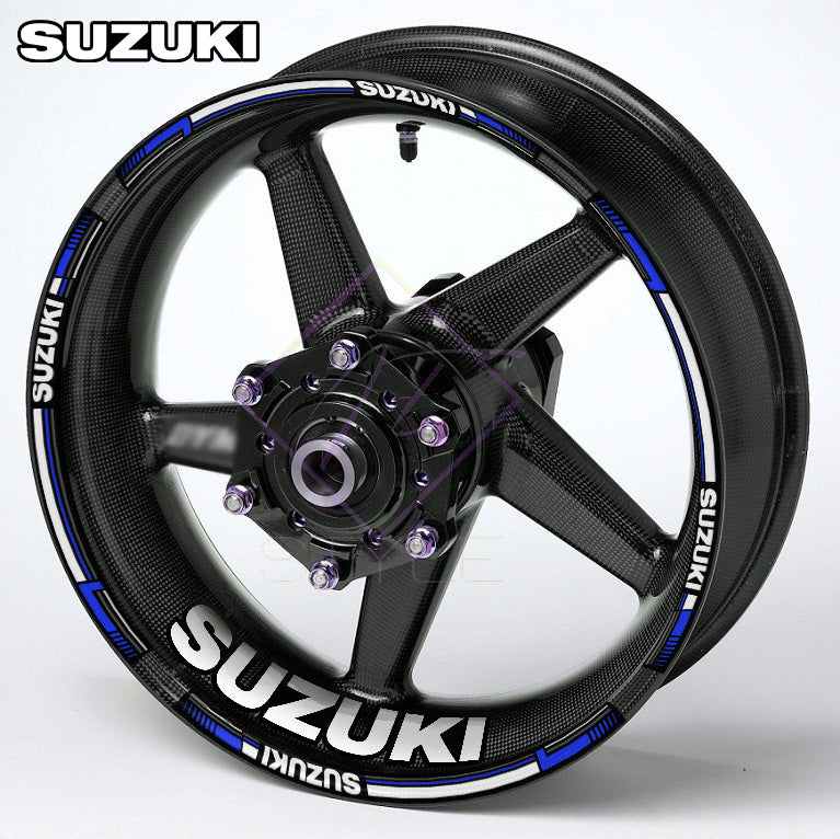 Suzuki Motorcycle Wheel Decals – Rim Inner Stickers