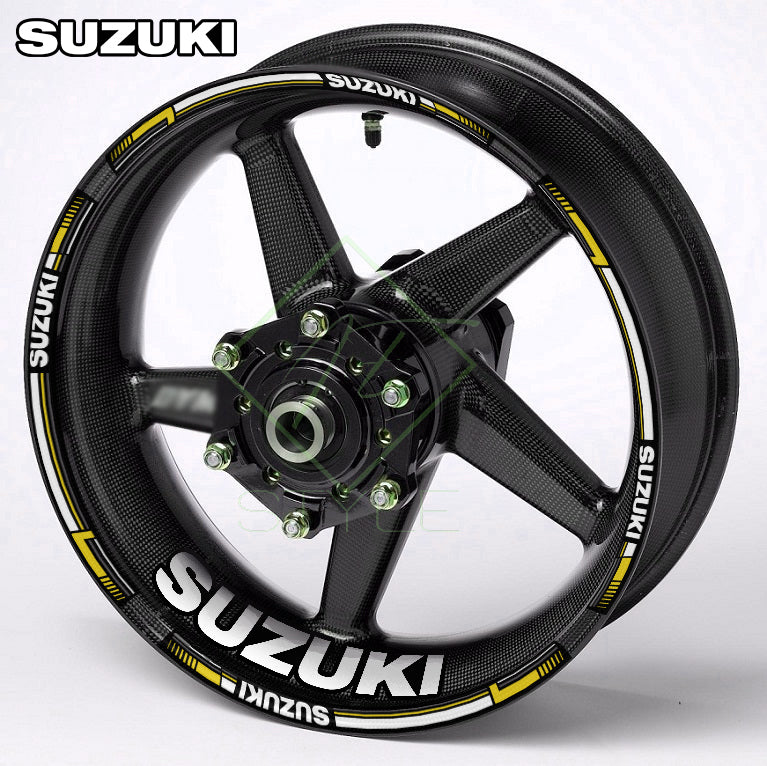 Suzuki Motorcycle Wheel Decals – Rim Inner Stickers