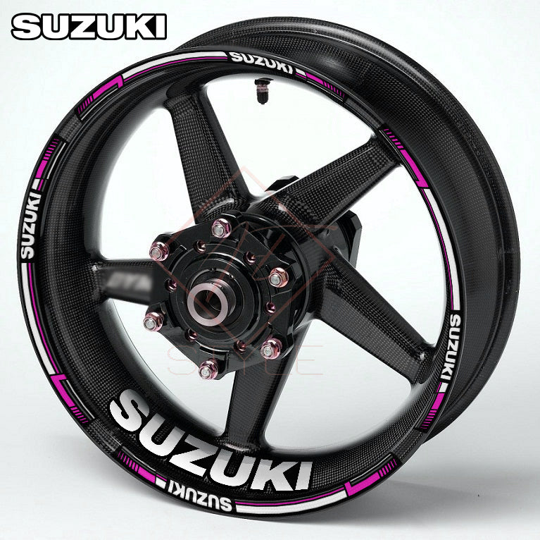 Suzuki Motorcycle Wheel Decals – Rim Inner Stickers