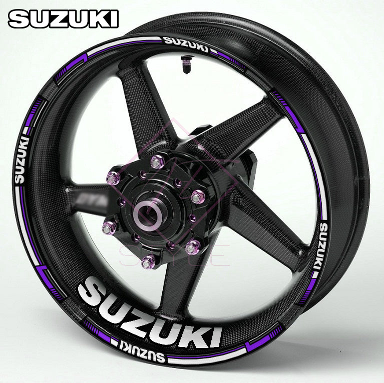 Suzuki Motorcycle Wheel Decals – Rim Inner Stickers