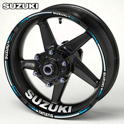 Suzuki Motorcycle Wheel Decals – Rim Inner Stickers