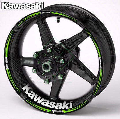 KAWASAKI Ninja Wheel Decals – Any Colour Rim Stickers (20pcs)