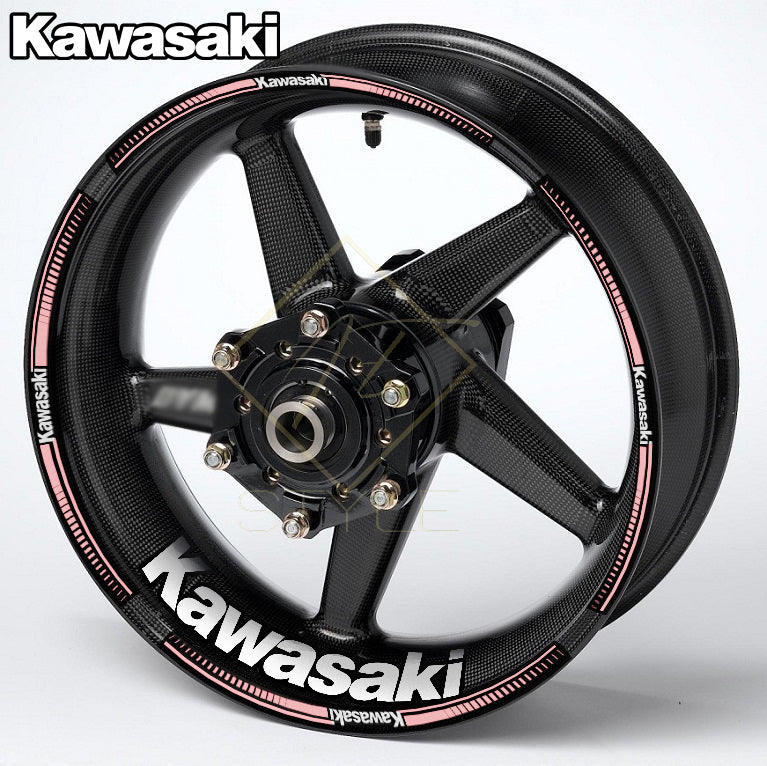 KAWASAKI Ninja Wheel Decals – Any Colour Rim Stickers (20pcs)