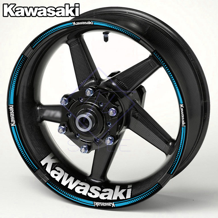 KAWASAKI Ninja Wheel Decals – Any Colour Rim Stickers (20pcs)