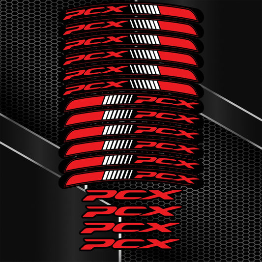 HONDA PCX Scooter Wheel Decals – Rim Inner Stickers