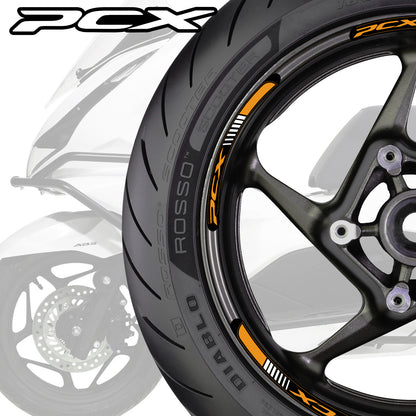HONDA PCX Scooter Wheel Decals – Rim Inner Stickers