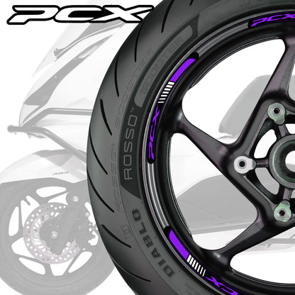 HONDA PCX Scooter Wheel Decals – Rim Inner Stickers