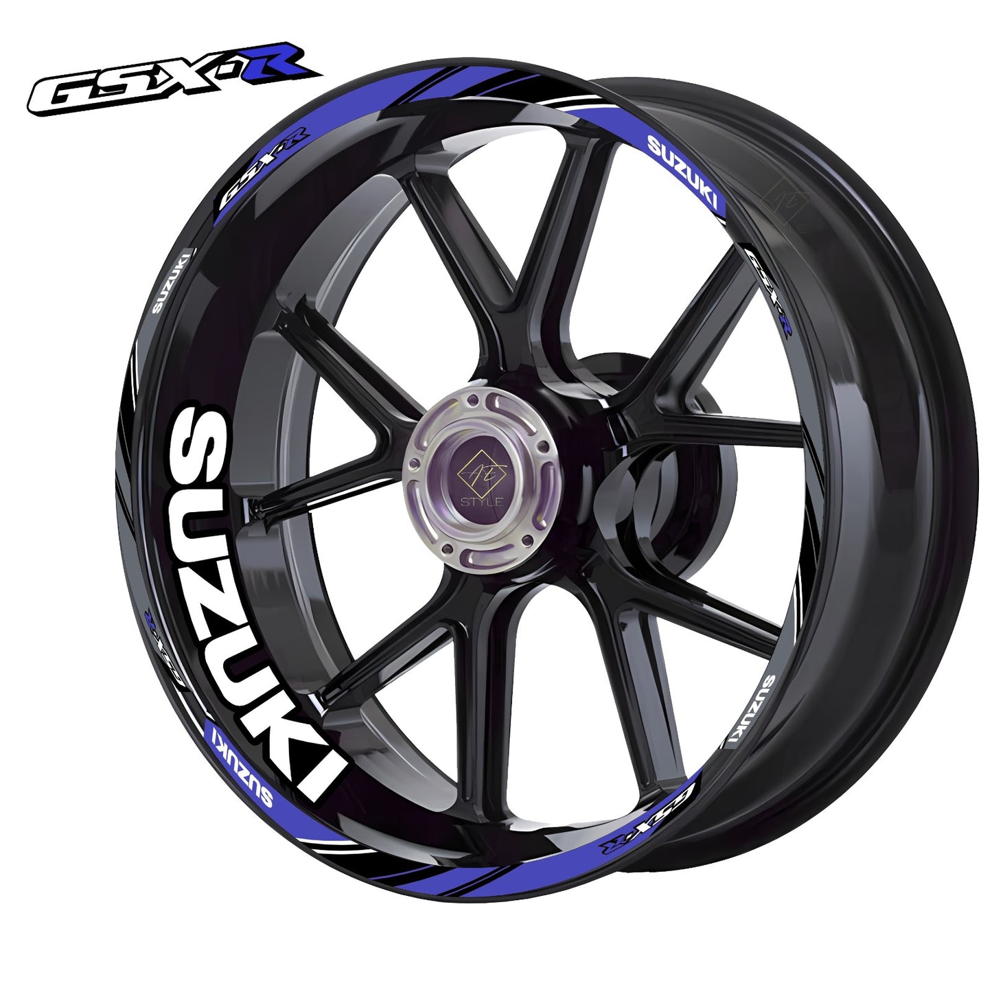 Suzuki GSXR/Gixxer Motorcycle Wheel Decals – Rim Inner Stickers