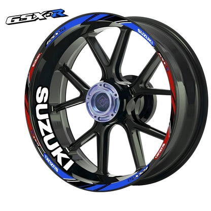 Suzuki GSXR/Gixxer Motorcycle Wheel Decals – Rim Inner Stickers