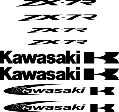 Zestaw naklejek Kawasaki ZX-7R