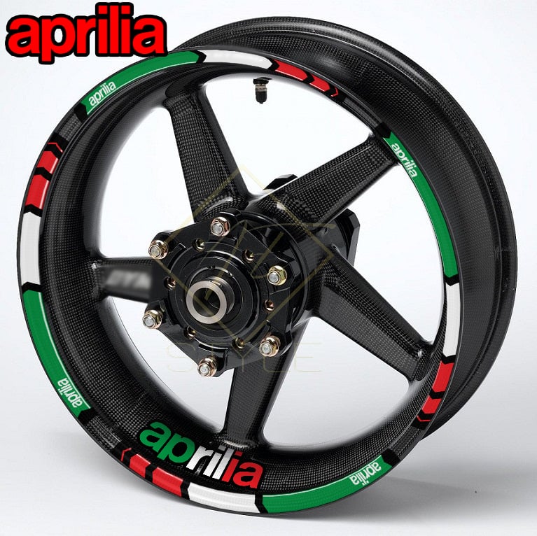 aprilia wheel decals 20 piece italy edition rim stickers for rsv4 rs