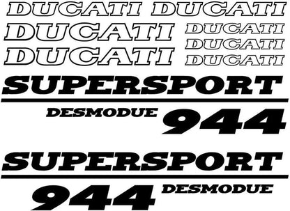 Ducati Supersport Desmodue 944 decals on a white background