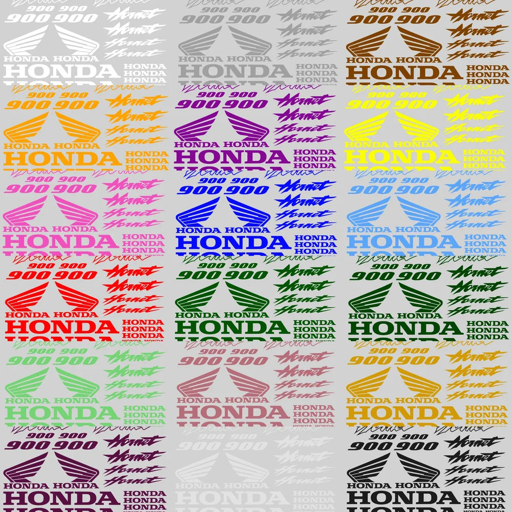 Pattern of Honda logos and text on a gray background