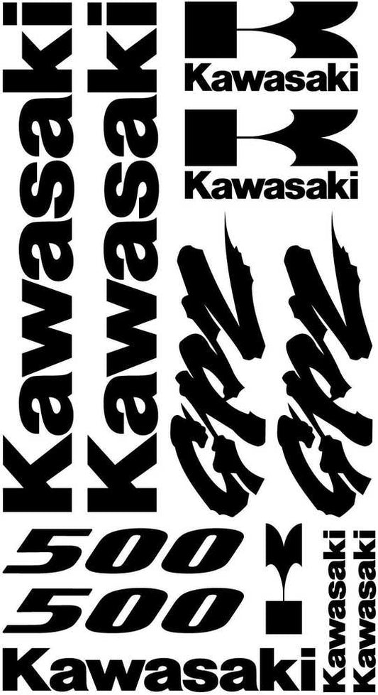 Kawasaki GPZ 500 - Zestaw naklejek na motocykl