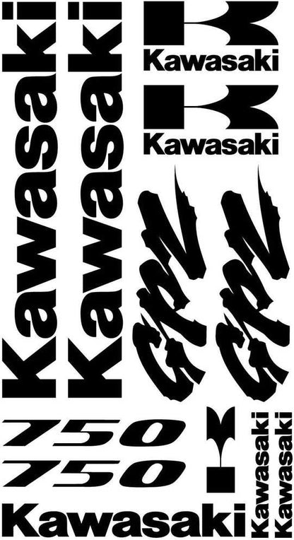 Kawasaki GPZ 750 - Zestaw naklejek na motocykl