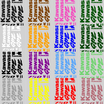 Kawasaki GPZ 750 - Zestaw naklejek na motocykl