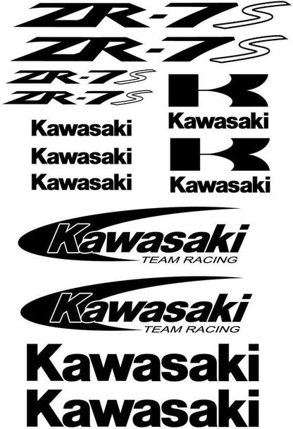 Kawasaki ZR 7S – zestaw naklejek na motocykl